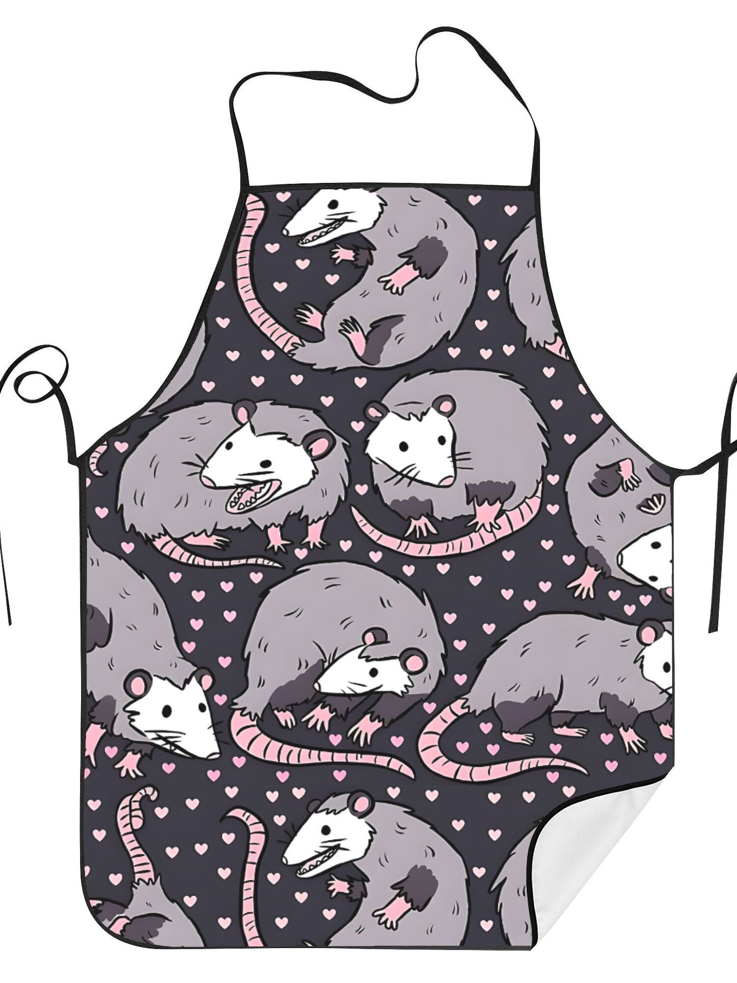 Kitchen Baking Background - Grembiule con motivo simpatico opossum, sfondo
