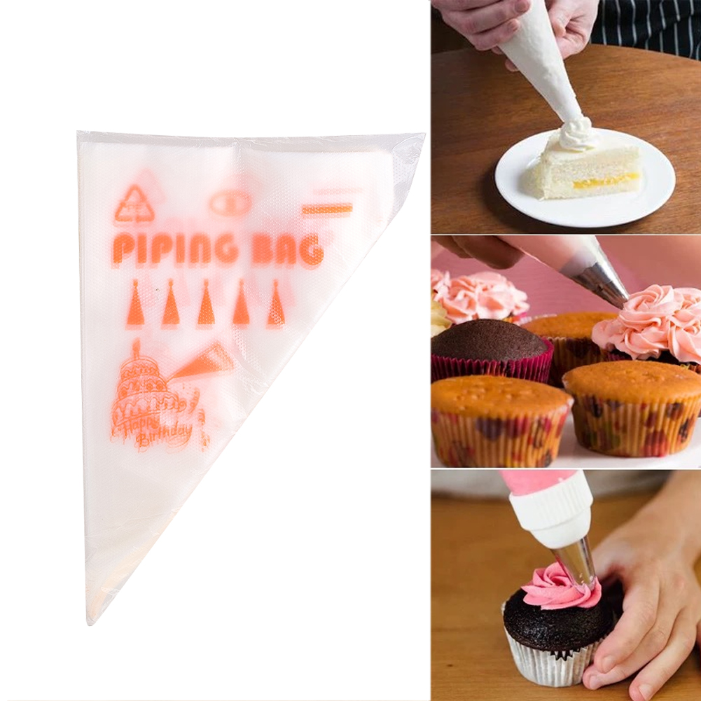 Piping Bag Disposable - 100 Sacchetti da Pasticceria Monouso Spessi