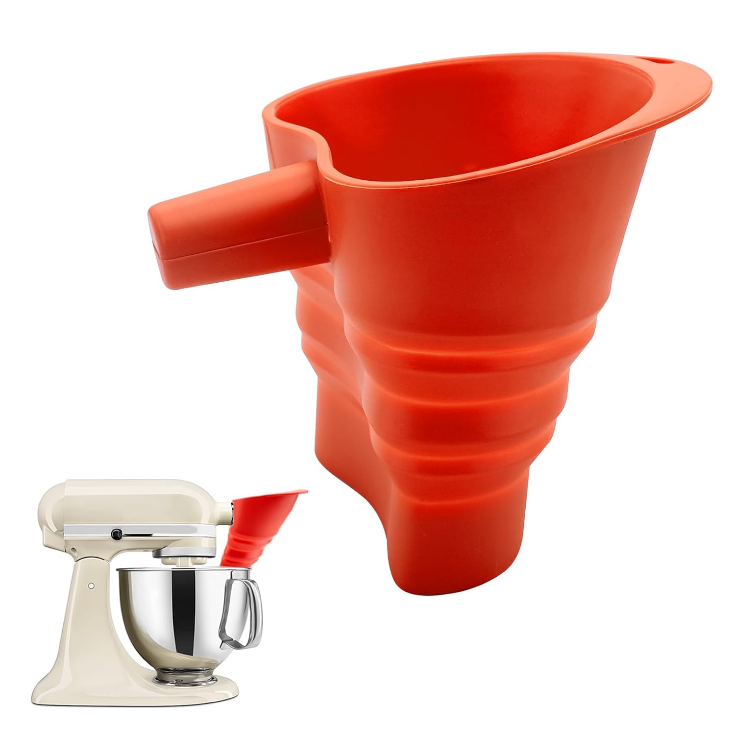 Kitchen Baking Aid - Imbuto per Farina in Silicone Senza