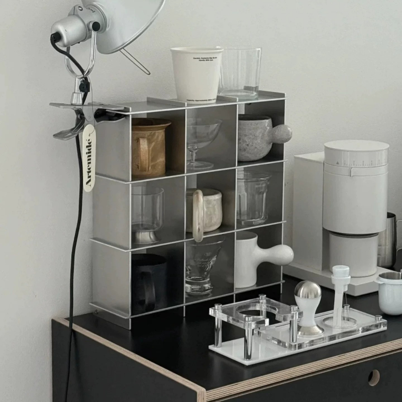 Kitchen Zo - Scaffale Minimalista in Lega di Alluminio