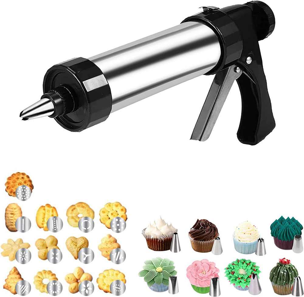 Piping Bag Disposable - LMETJMA Kit pressa per biscotti Set