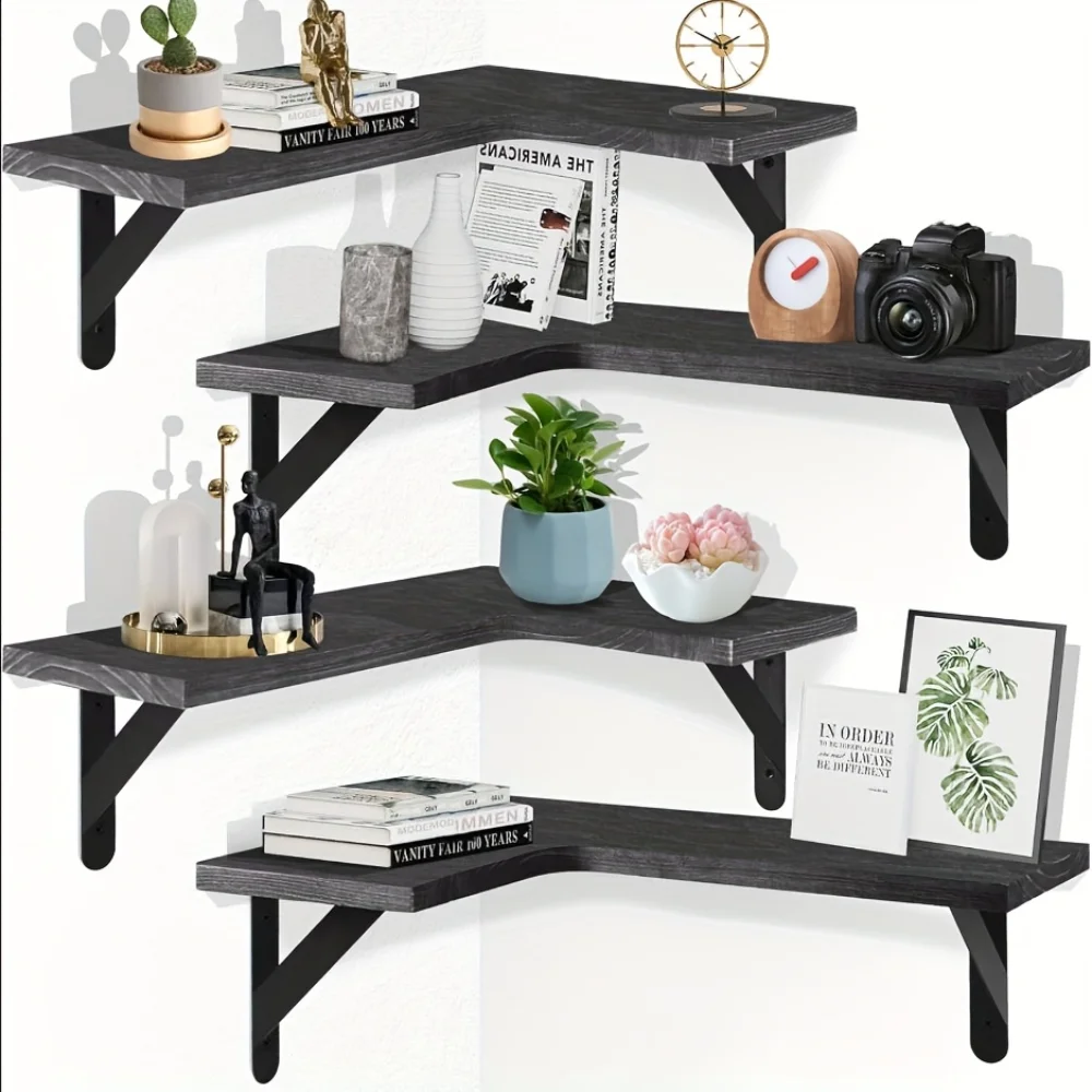 Kitchen Zo - Mensole Galleggianti in Legno Naturale con