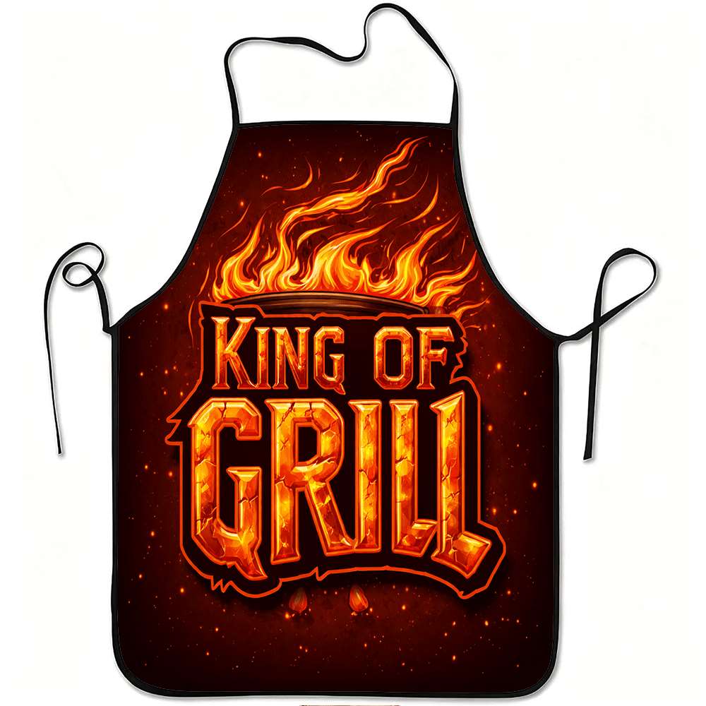 Kitchen Baking Area Ideas - 1 grembiule Bbq King, grembiule con