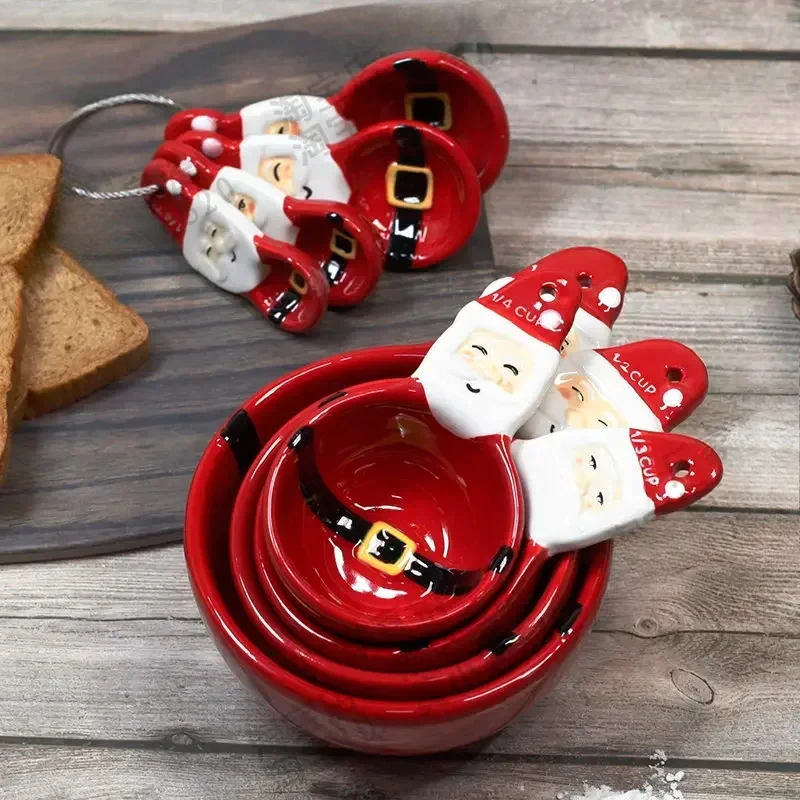 Kitchen Baking Gifts - Set di cucchiai dosatori natalizi da