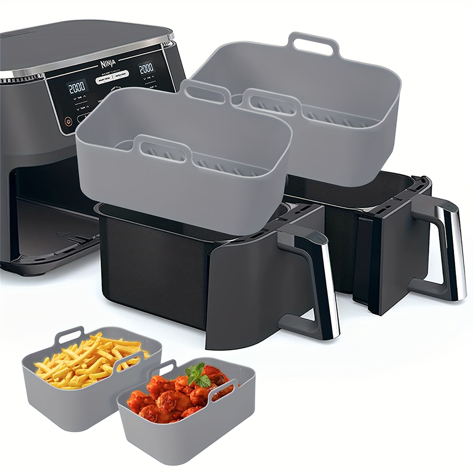 Kitchen Baking Trays - 1/2 pezzi friggitrice ad aria vassoio