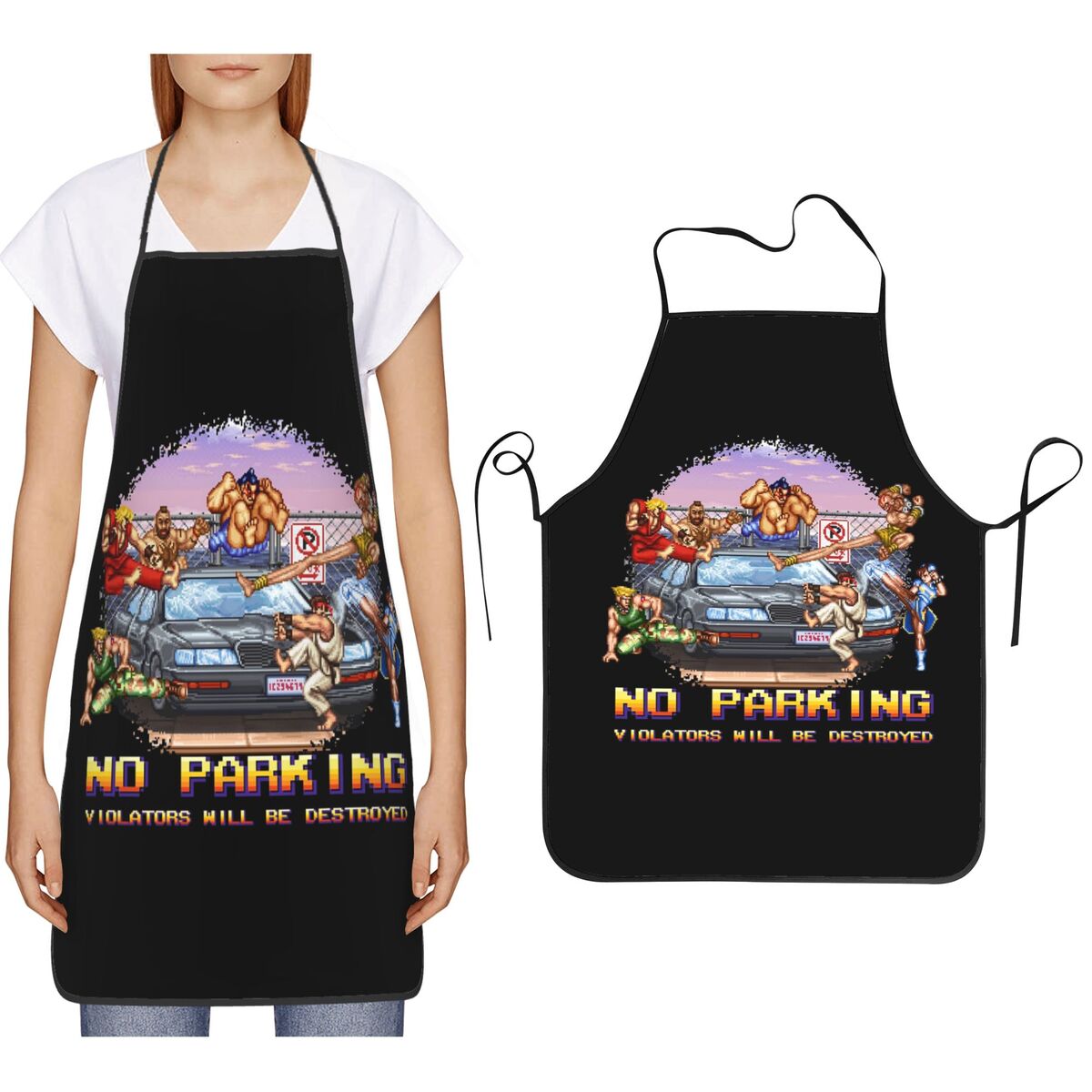 Kitchen Baking Game - Grembiule da Cucina Street Fighter con
