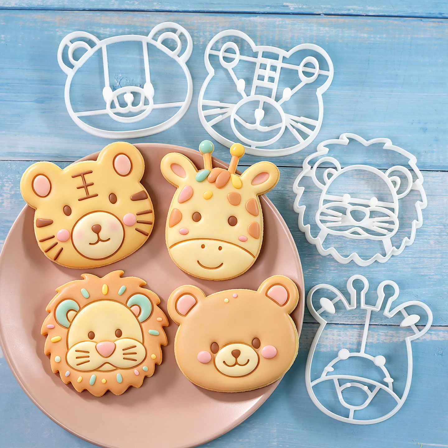 Kitchen Baking Set - Set di 4 Tagliabiscotti a Forma