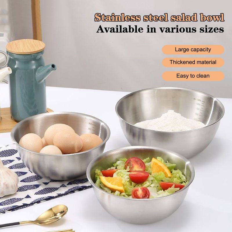 Stand Mixer Bowl - Set di ciotole in acciaio inossidabile