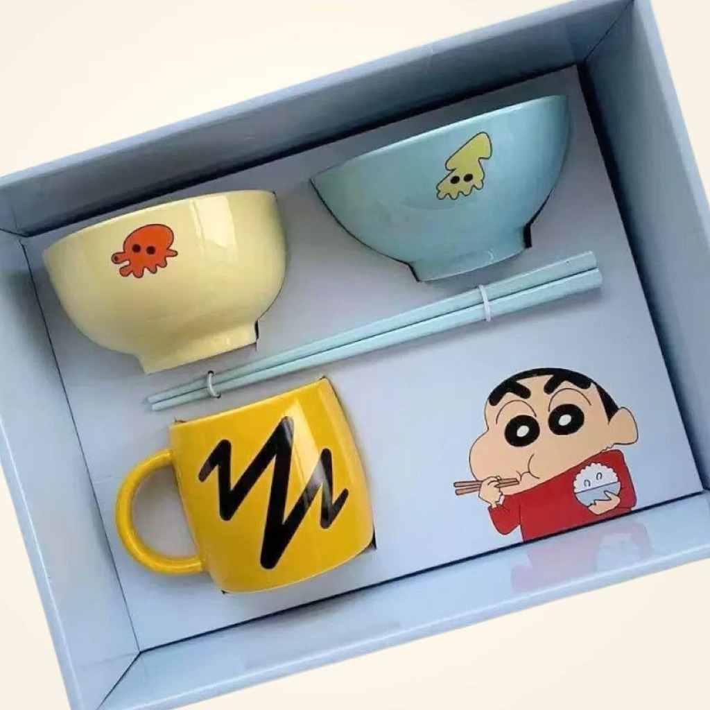 Kitchen Baking Gifts - Set di Stoviglie in Ceramica Crayon