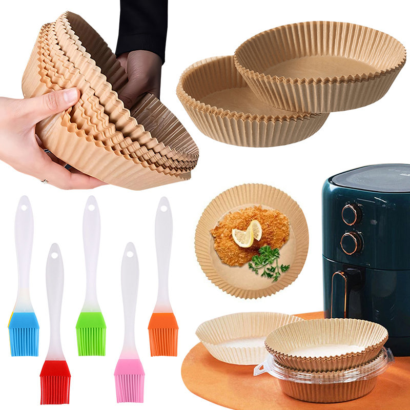 Kitchen Baking Set - 50/100PCS Piastra di carta per friggitrice
