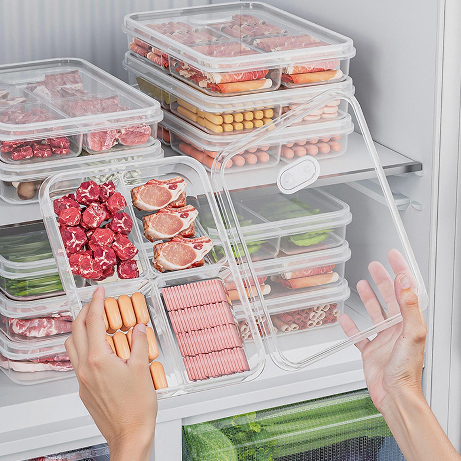 Kitchen Zo - Contenitore per Frigorifero, Scatola Trasparente per