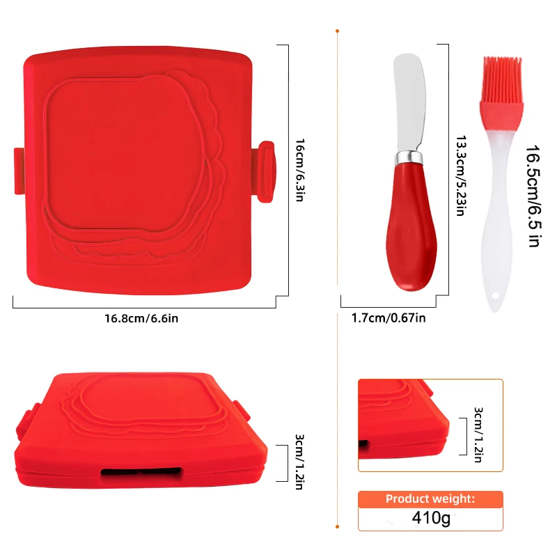 Set da 3 tostapane per sandwic - Kitchen Baking Set recensione e prezzo