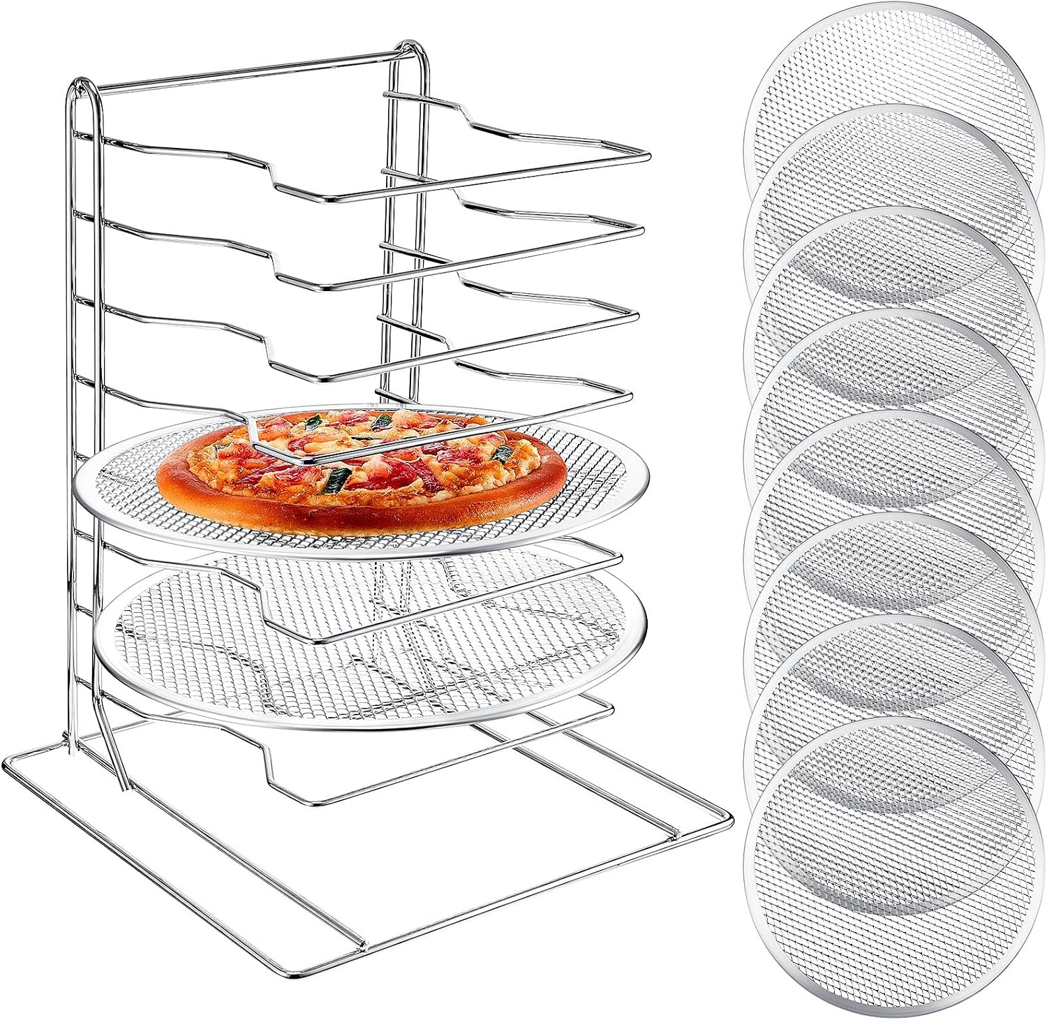 Supporto per pizza a 8 livelli - Kitchen Baking Set recensione e prezzo