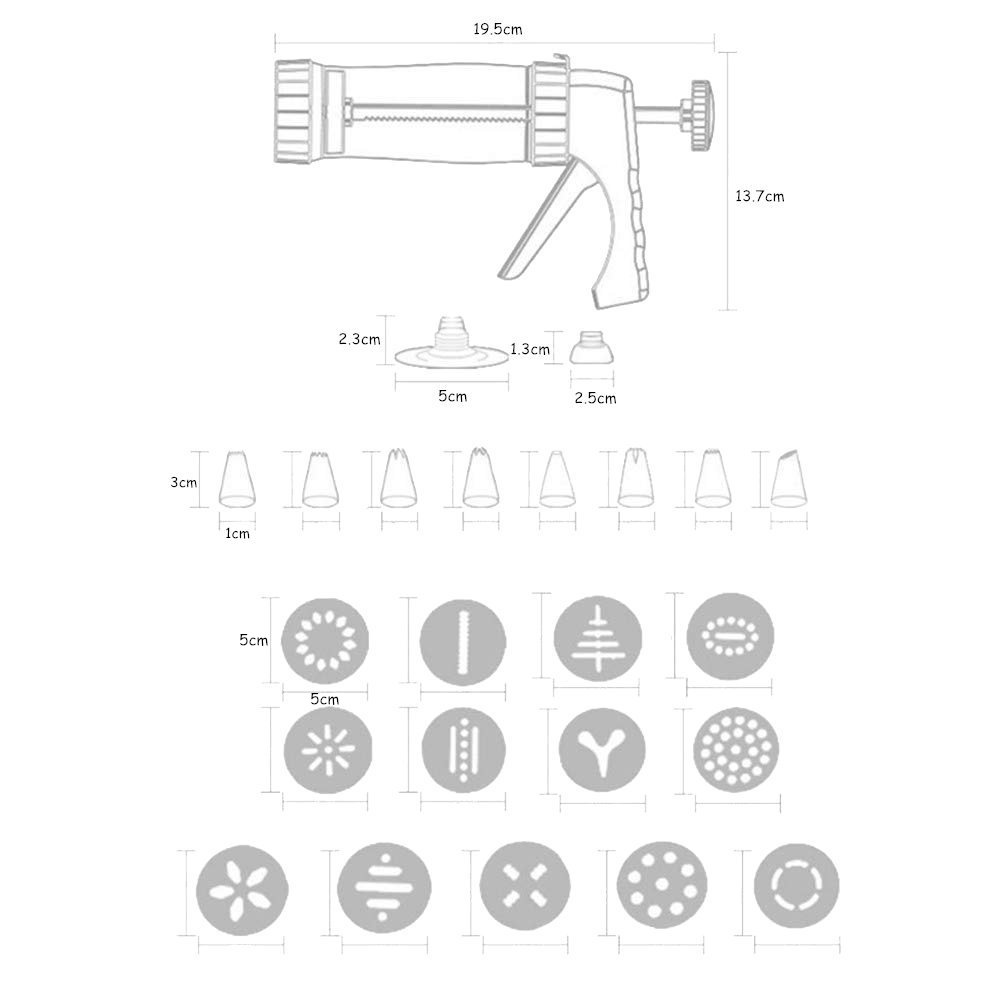 LMETJMA Kit pressa per biscott - Piping Bag Disposable recensione e prezzo