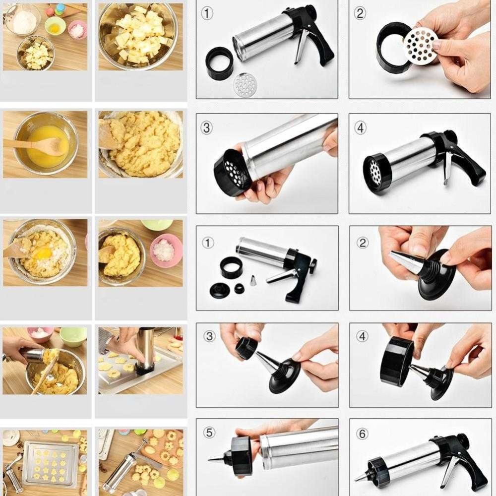 LMETJMA Kit pressa per biscott - Piping Bag Disposable recensione e prezzo