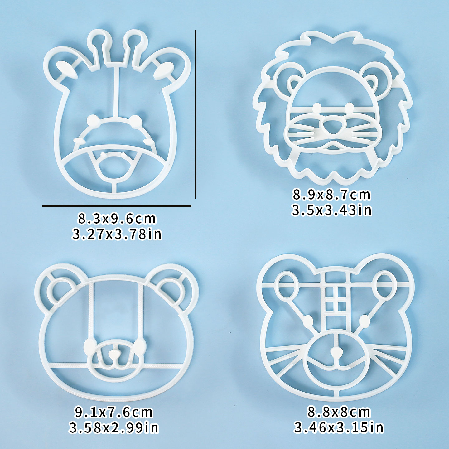 Set di 4 Tagliabiscotti a Form - Kitchen Baking Set recensione e prezzo