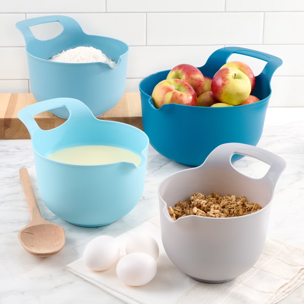 Set di 4 Ciotole in Plastica I - Kitchen Baking Set recensione e prezzo