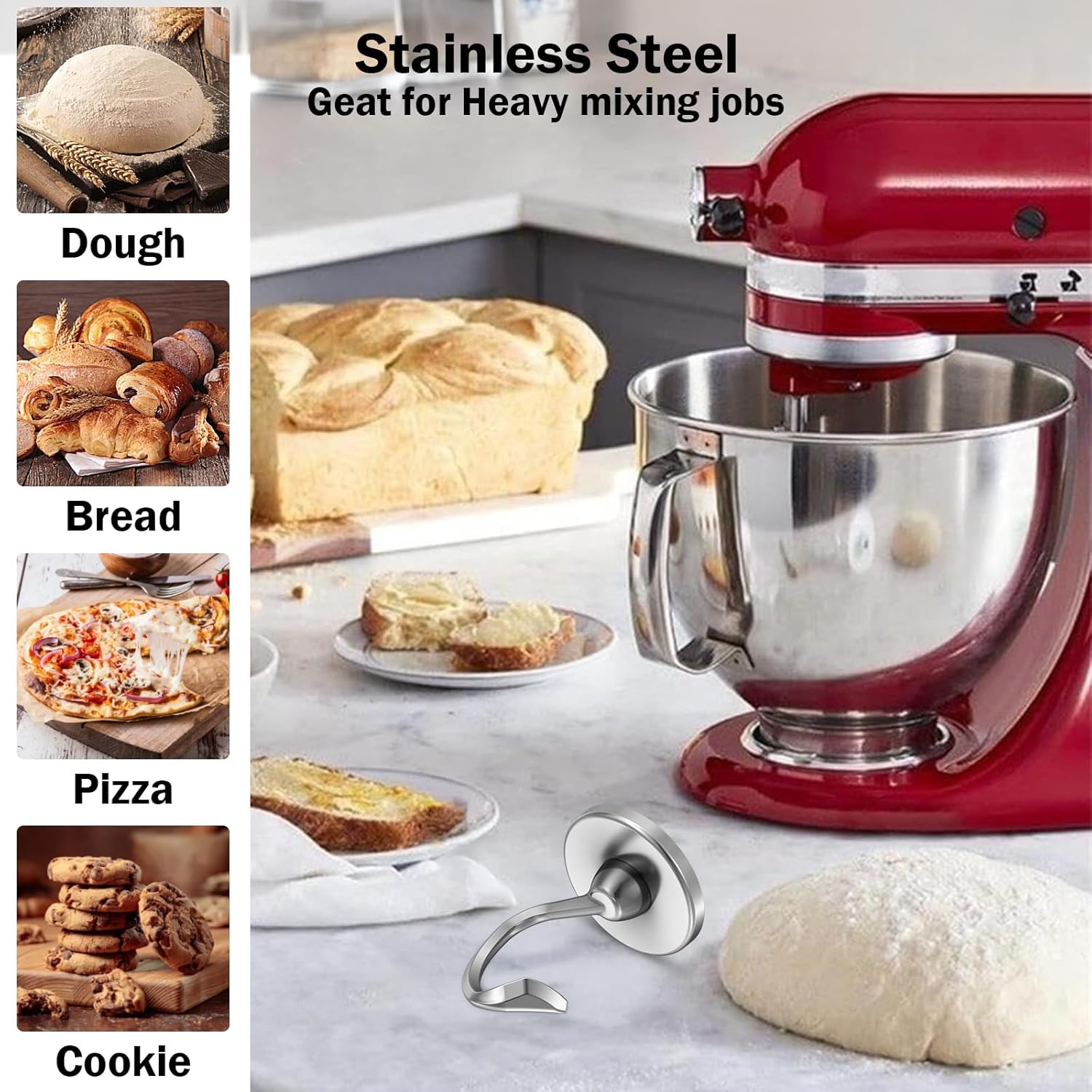 Gancio per Impastare in Acciai - Kitchenaid Baking Set recensione e prezzo