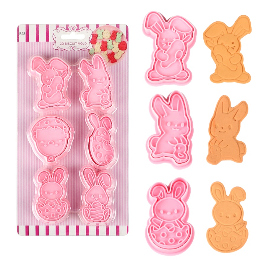 6 pz/set Coniglietto di Pasqua - Kitchen Baking Set recensione e prezzo