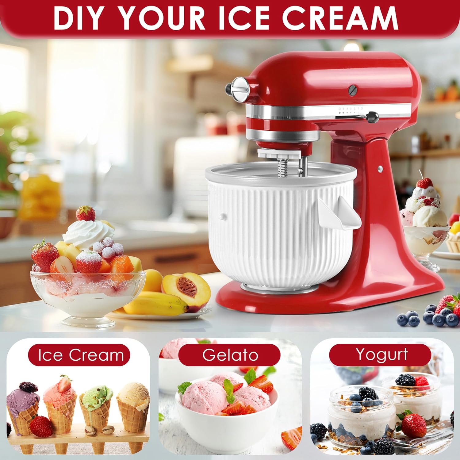 Accessorio per gelatiera per r - Stand Mixer Bowl recensione e prezzo