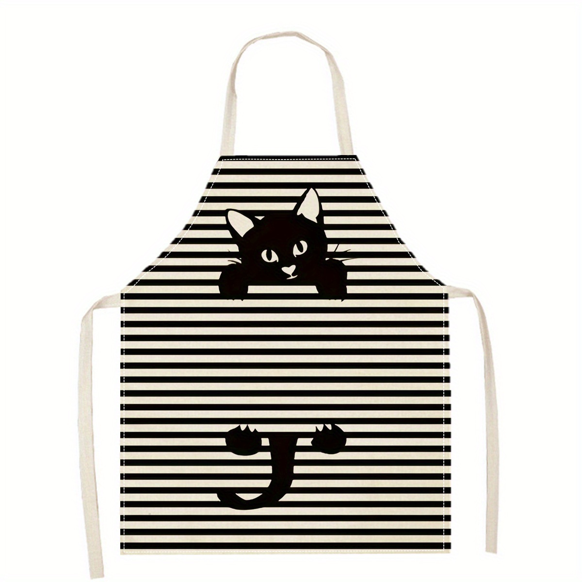 Grembiule in Lino con Stampa D - Kitchen Baking Area Ideas recensione e prezzo