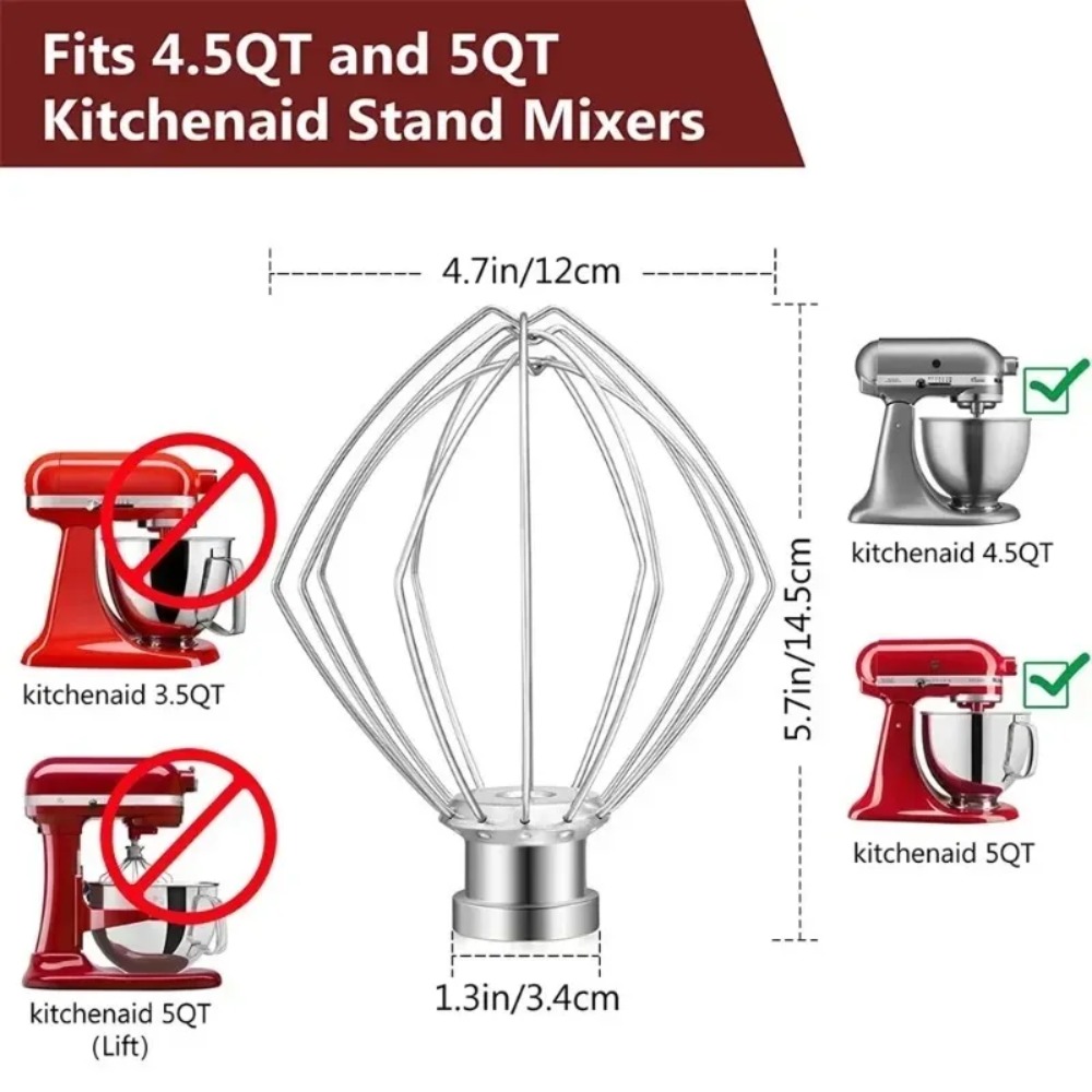 Frusta in Acciaio a 6 Fili per - Kitchenaid Baking Set recensione e prezzo