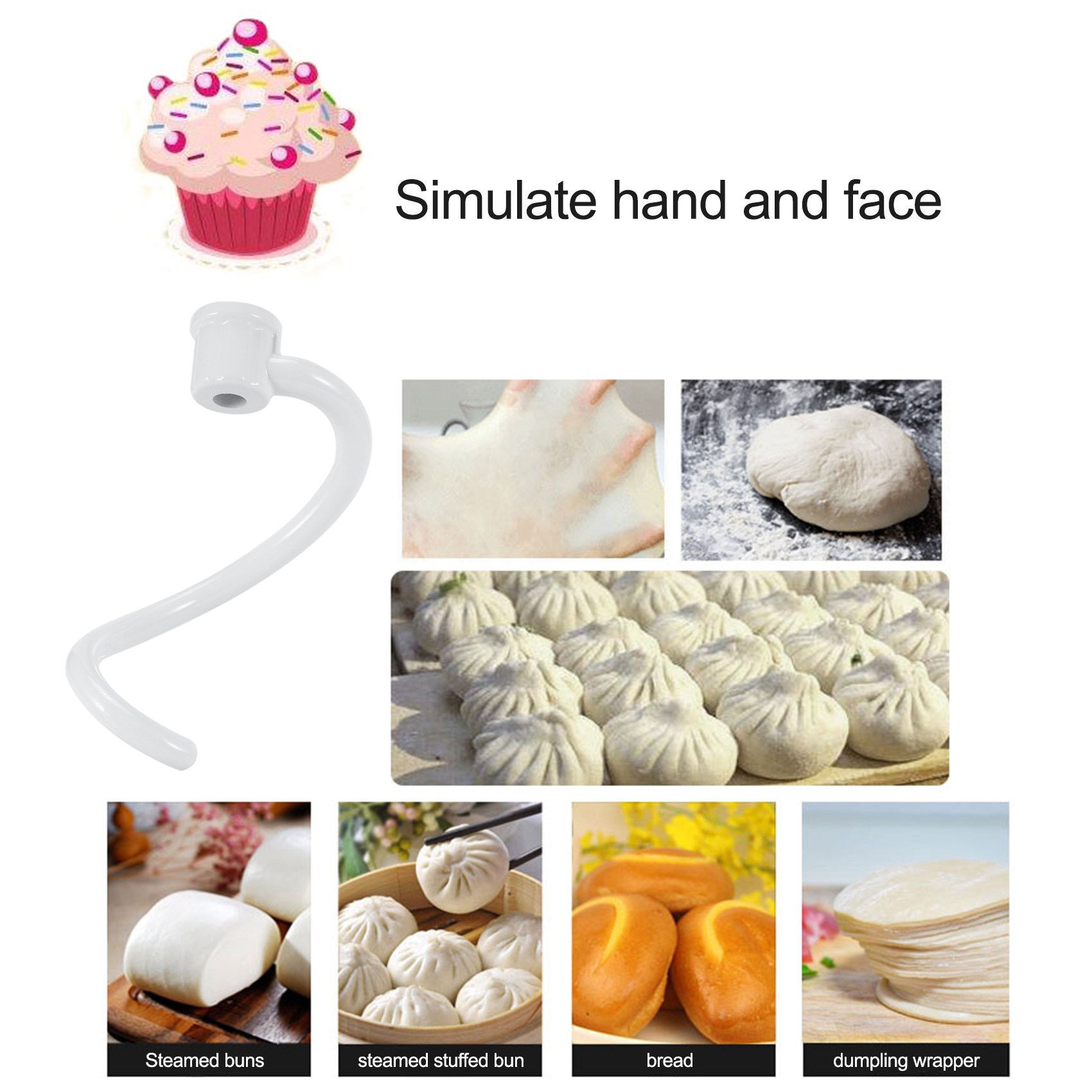 Gancio impastatore a spirale A - Kitchen Baking Aid recensione e prezzo